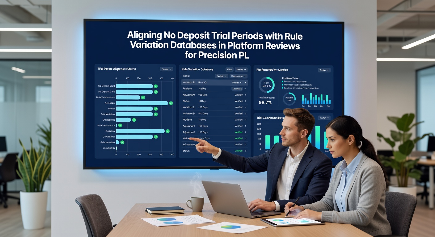 Database query results displaying rule variations aligned to active no deposit trial dates
