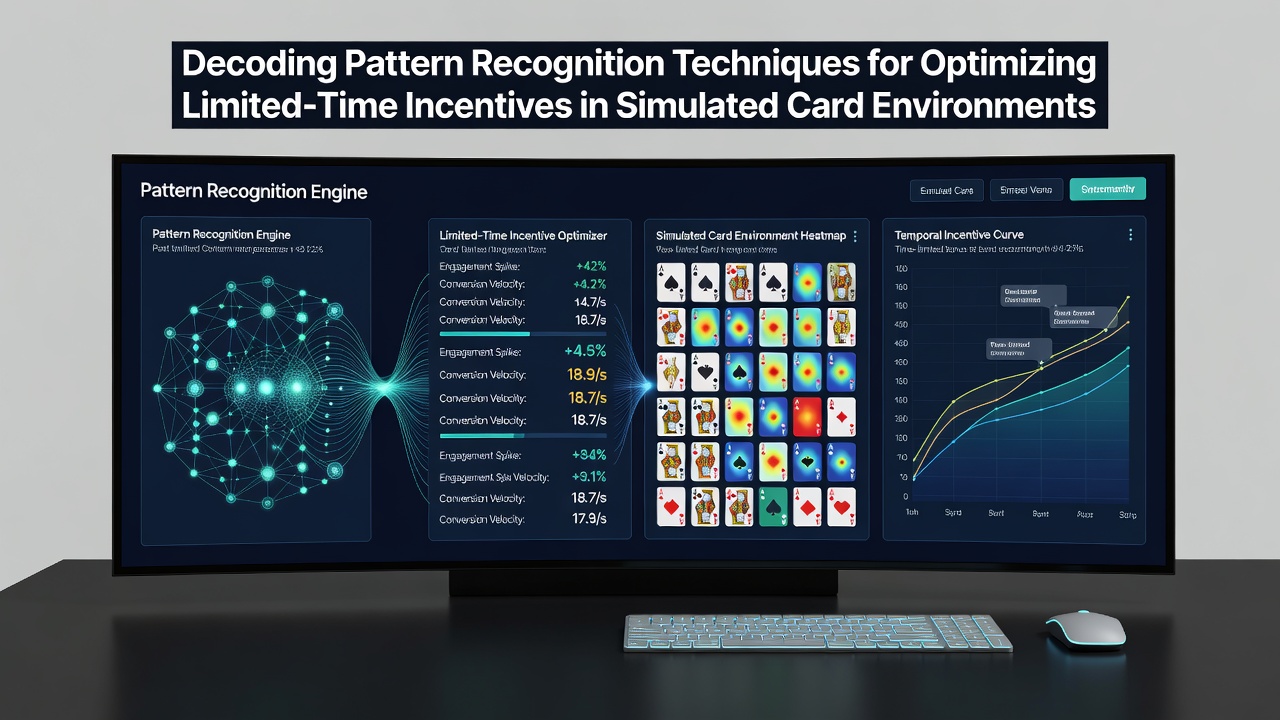 Detailed chart displaying correlation between deck composition patterns and limited-time incentive activation windows across simulated sessions