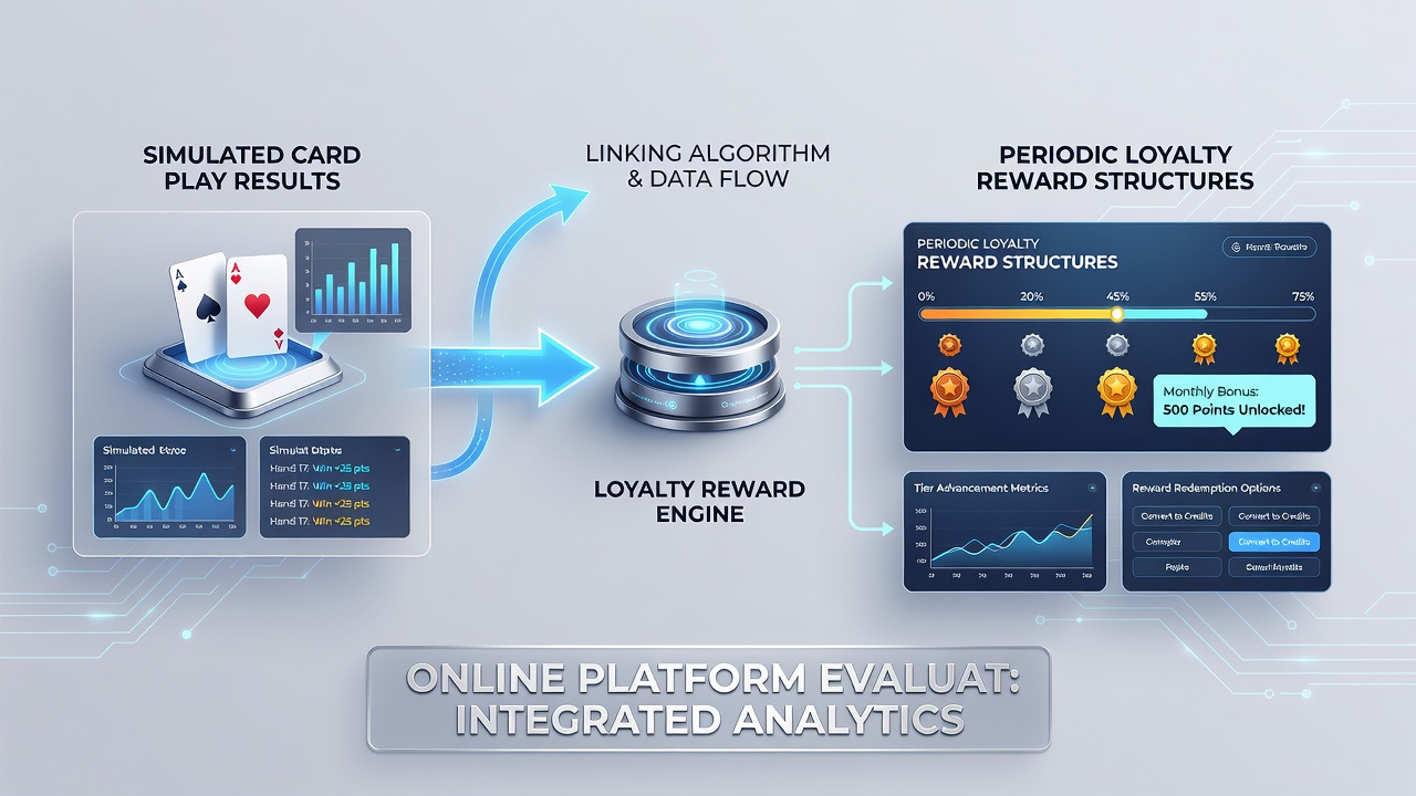 Flowchart illustrating how periodic loyalty points reset and connect back to updated simulation parameters